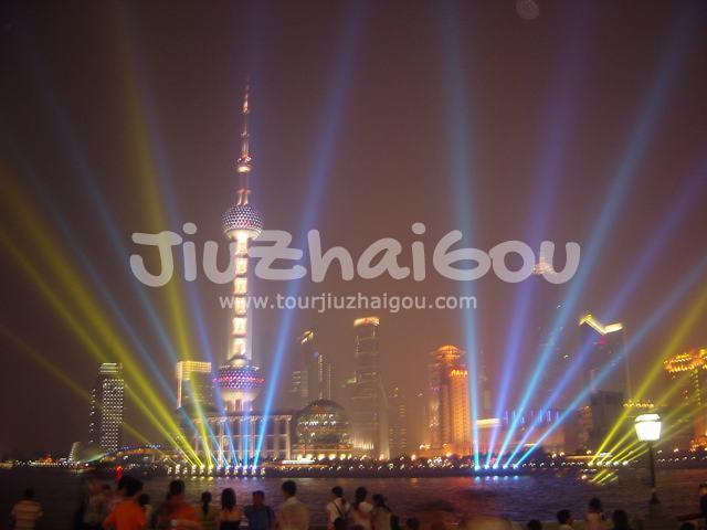 Night View of Oriental Pearl TV Tower