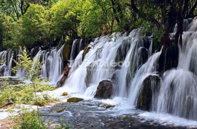 Panda Lake Waterfalls