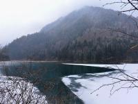 Jiuzhaigou Panda Lake in Winter