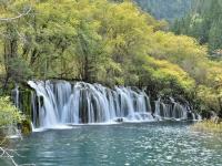 The Waterfalls in Jiuzhaigou Panda Lake