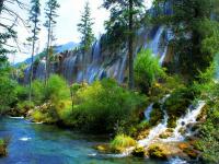 Jiuzhaigou Pearl Shoal Waterfall