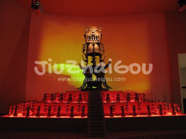 Cultural relic in Sanxingdui Museum 