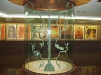 The unearthed relics in Sanxingdui Museum