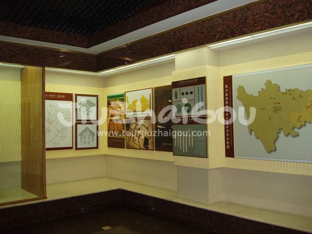 Exhibition hall in Sanxingdui Museum 