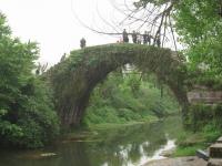 Stone arch bridge