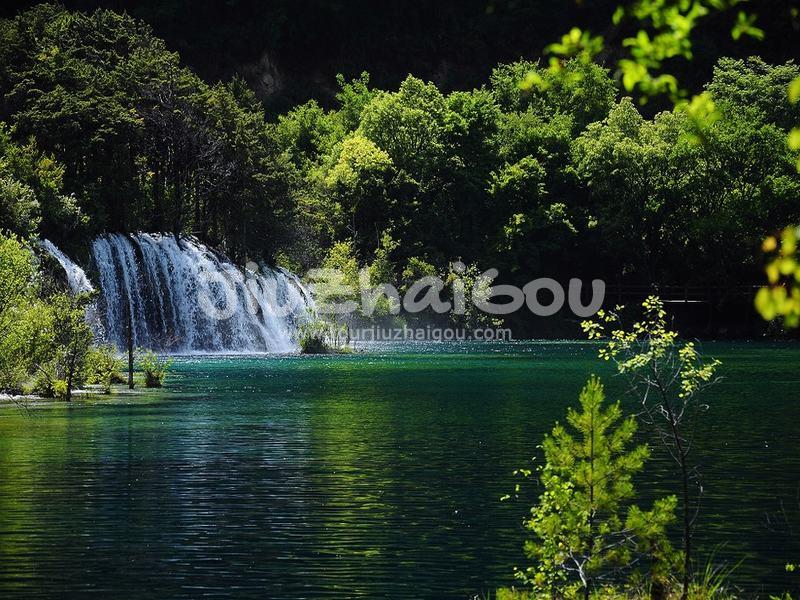 Shuzheng Waterfalls in Jiuzhaigou