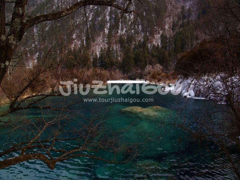 Sparkling Lake Jiuzhaigou, China 