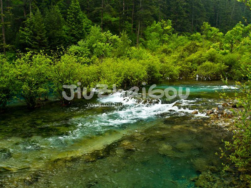 Spring in Jiuzhaigou