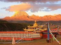 Tagong Monastery and Yala Snow Mountain