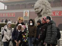 Tourists Visit Beijing Tiananmen Square