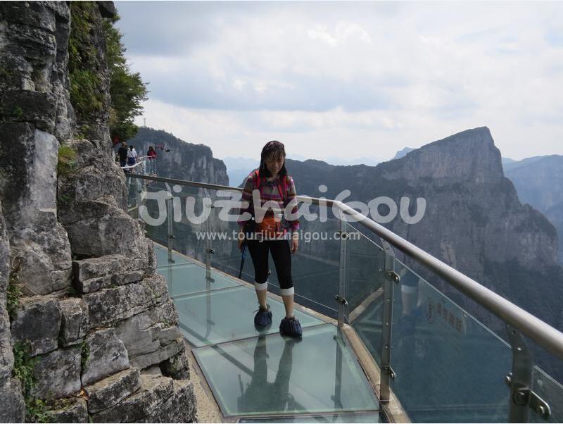 Glass Skywalk at Tianmen Mountain