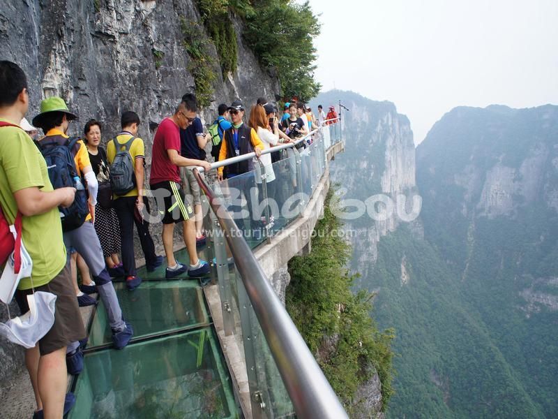 Glass Skywalk at Tianmen Mountain