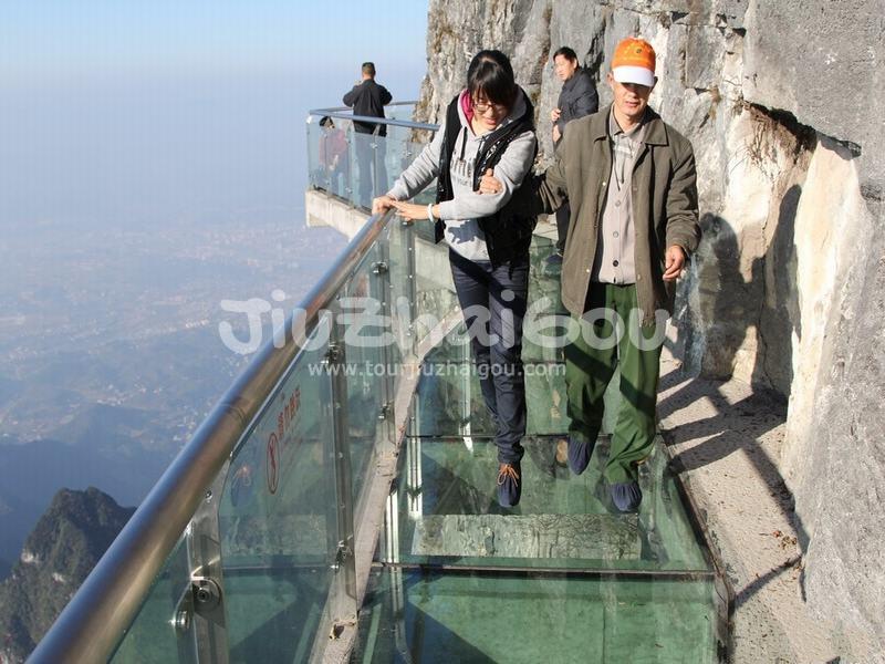 Glass Skywalk at Tianmen Mountain
