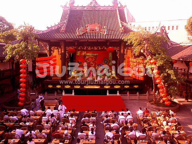 Wuhou Memorial Temple Big Stage