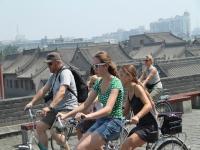 Biking on Xi'an City Wall