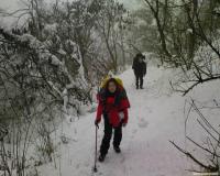 Hiking on Xiling Snow Mountain
