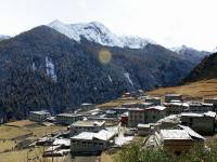 Yading Village in Yading Nature Reserve