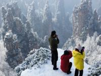 Zhangjiajie National Forest Park in Winter
