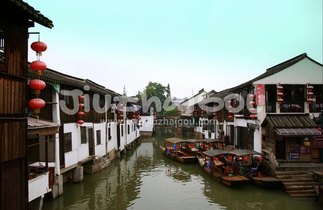 River Port of Zhujiajiao Ancient Town 