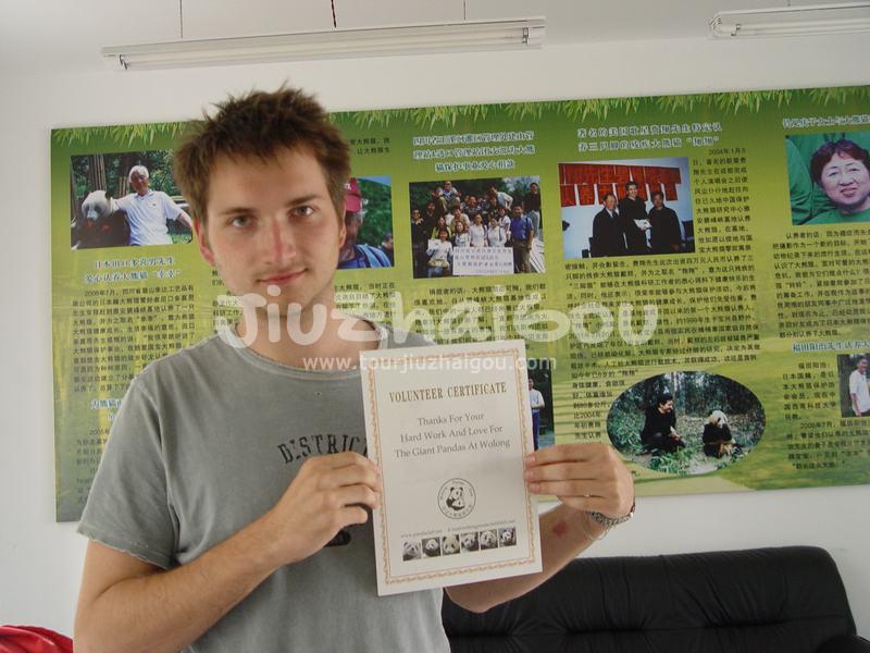 Panda Volunteer Certificate 