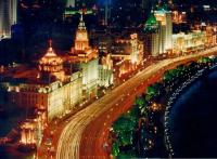 Bright Lights in Shanghai Bund